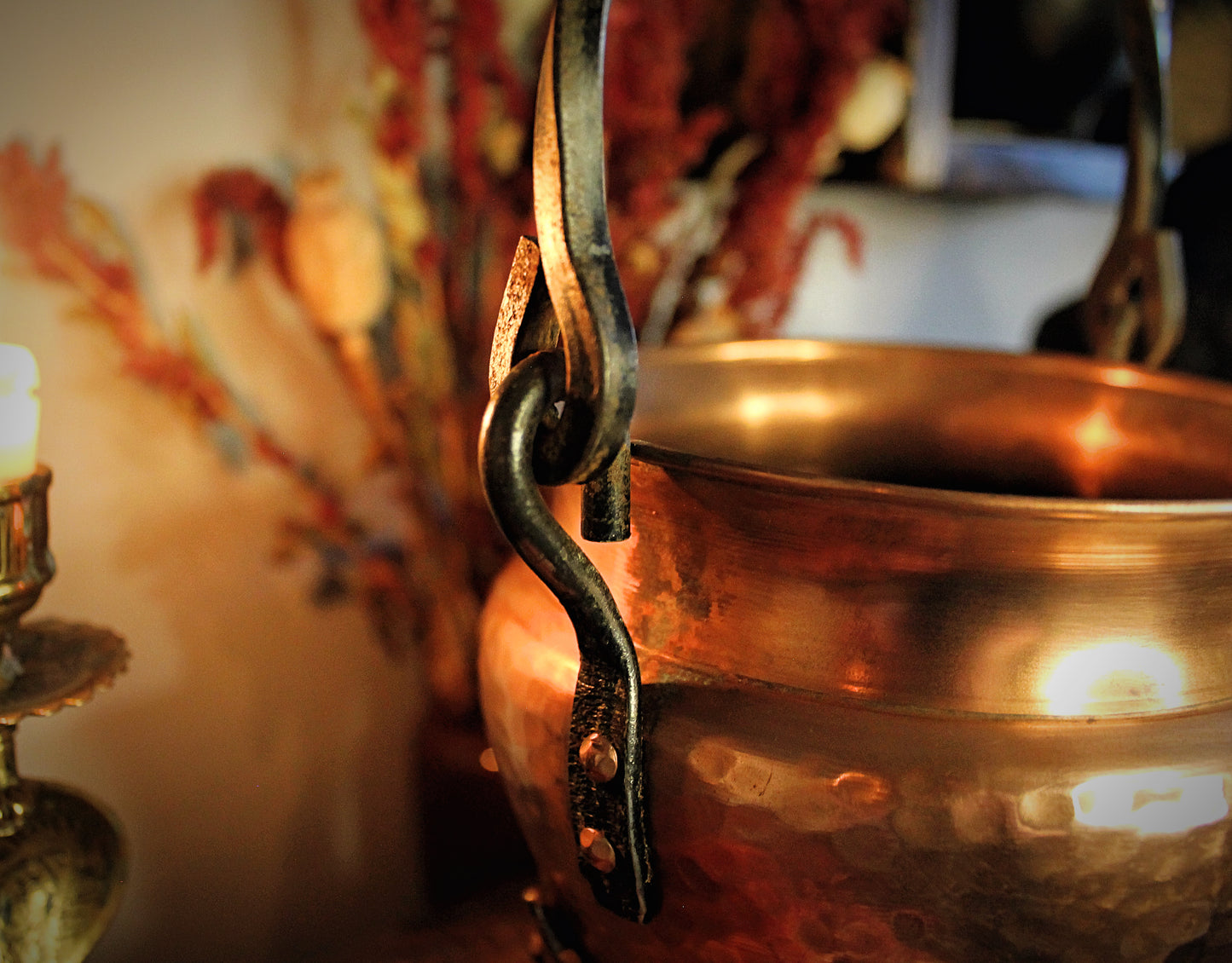 Vintage Copper Cauldron