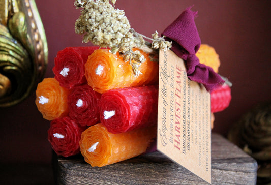 Harvest Flame Beeswax Candle Bundle