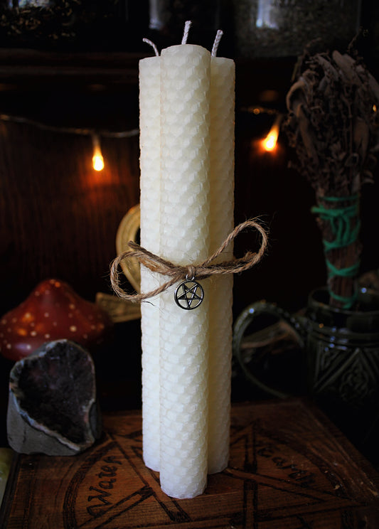 New Moon/Full Moon Candle Set