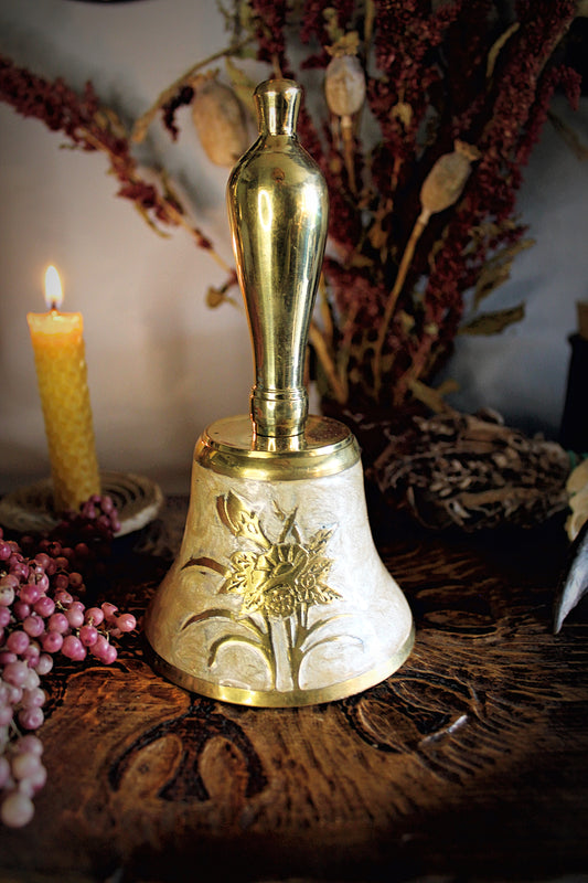 Antique Brass Hand Bell