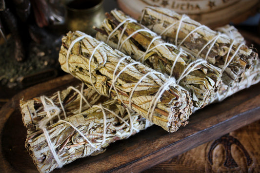 Yerba Santa Smudge Stick - Sacred Herbal Bundle for Energy Cleansing, Protection, Healing & Spiritual Rituals