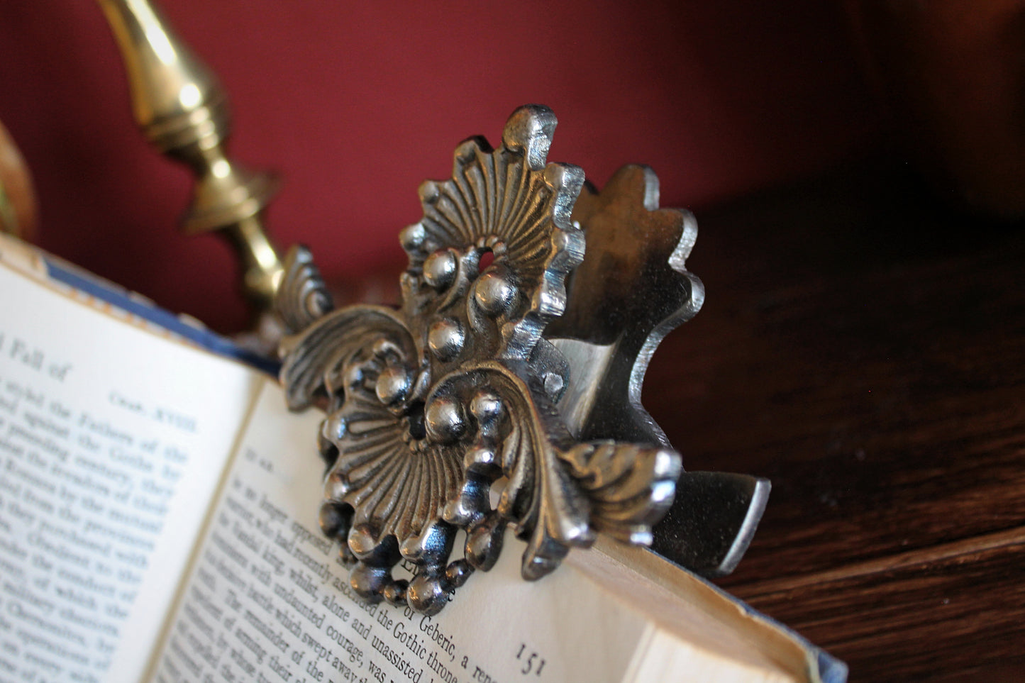 Ornate Book Page Clip