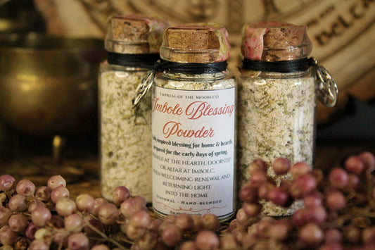 Imbolc Blessing Powder - Spring Renewal, Hearth & Home