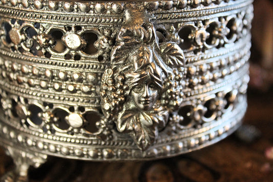 Ornate Metal Bottle Holder