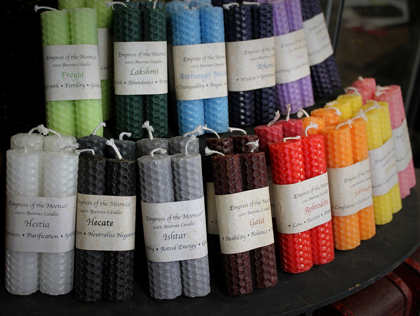 10cm Beeswax Spell Candles