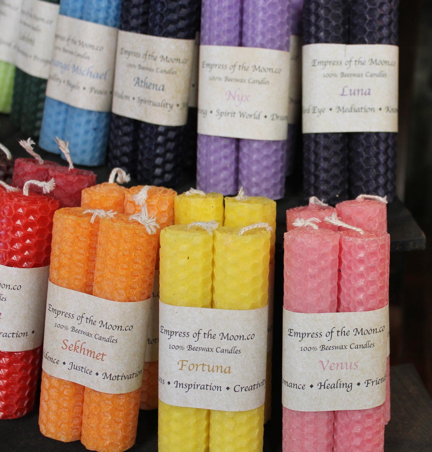 10cm Beeswax Spell Candles