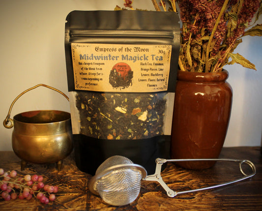 Midwinter Magick Loose Tea 30g - Black Tea with Cinnamon, Orange, Lime Leaf & Clove for Cosy Winter Nights