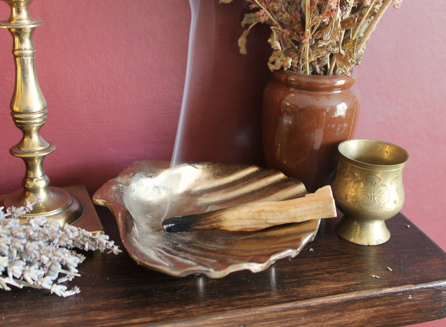 Champagne Gold Shell Offering Bowl