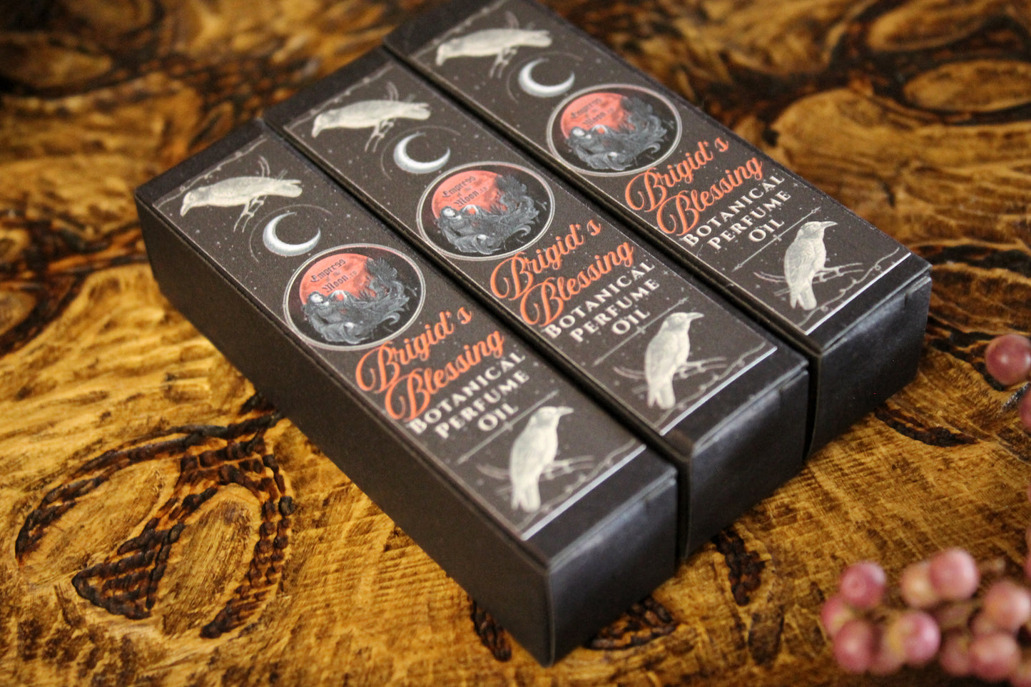 Brigid's Blessing Botanical Perfume Oil - Spring Floral Honeysuckle, Elderflower & Heather