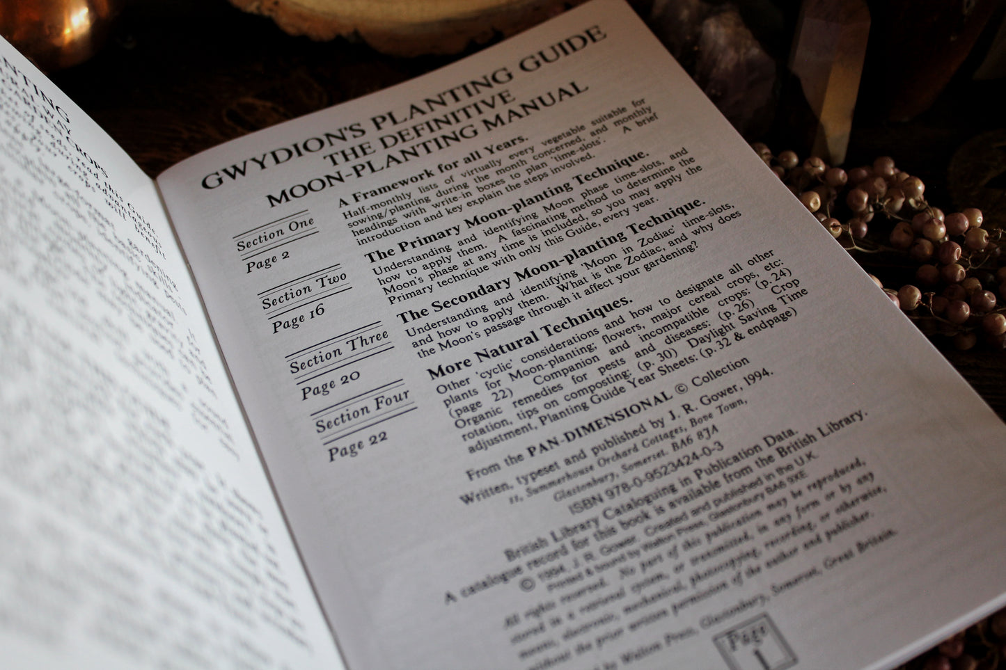 Gwydion’s Moon Planting Guide & Year Sheet