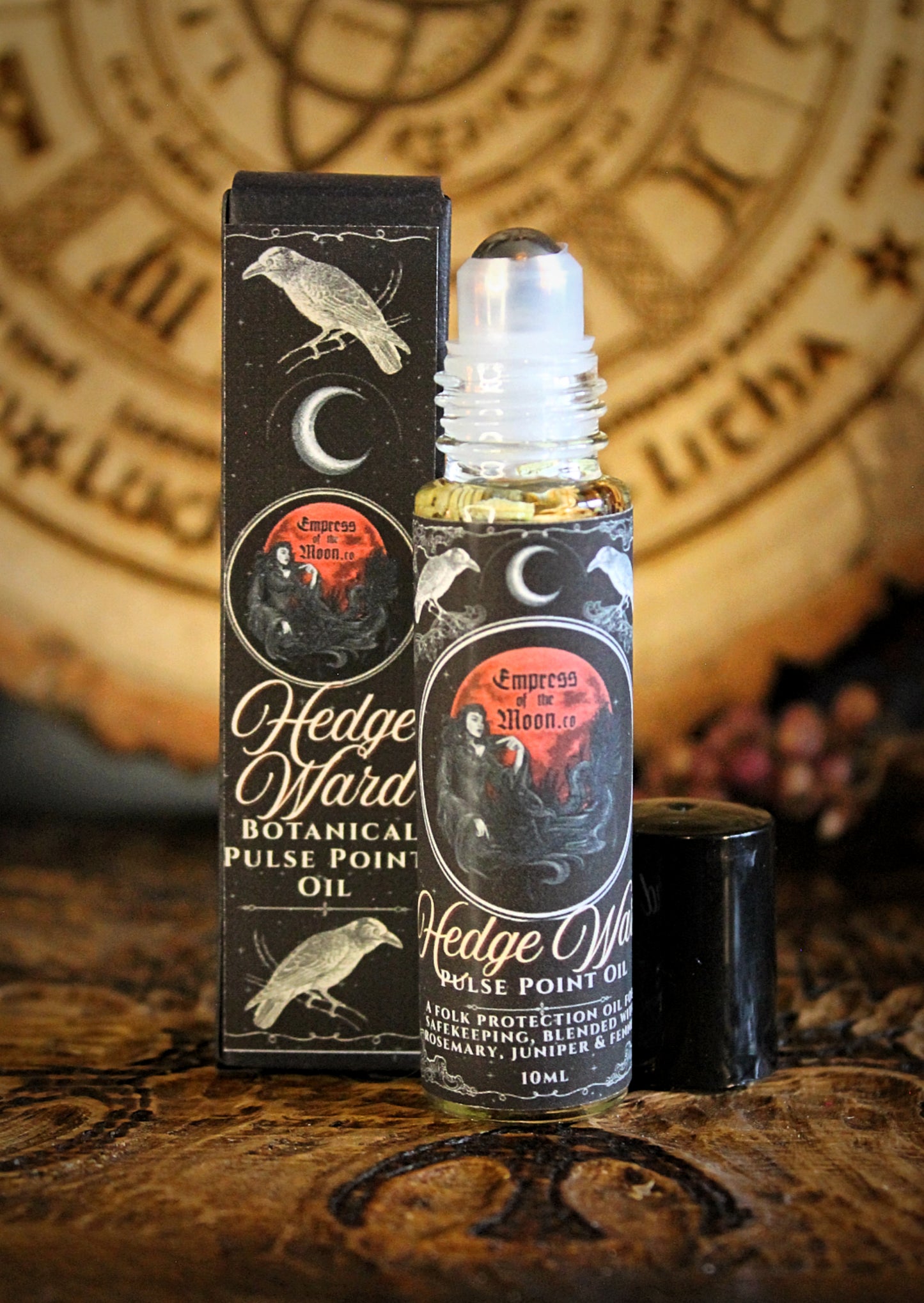 Hearth Ward Botanical Pulse Point Oil: Folk Protection Roller