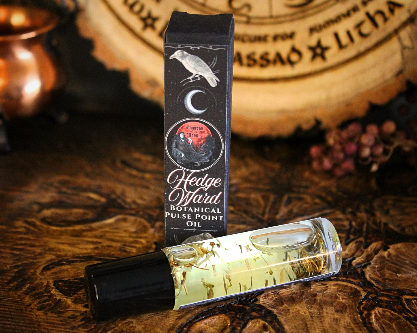Hearth Ward Botanical Pulse Point Oil: Folk Protection Roller
