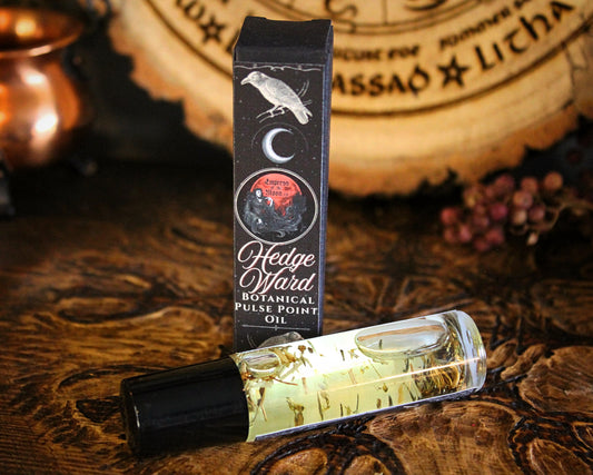 Hearth Ward Botanical Pulse Point Oil: Folk Protection Roller