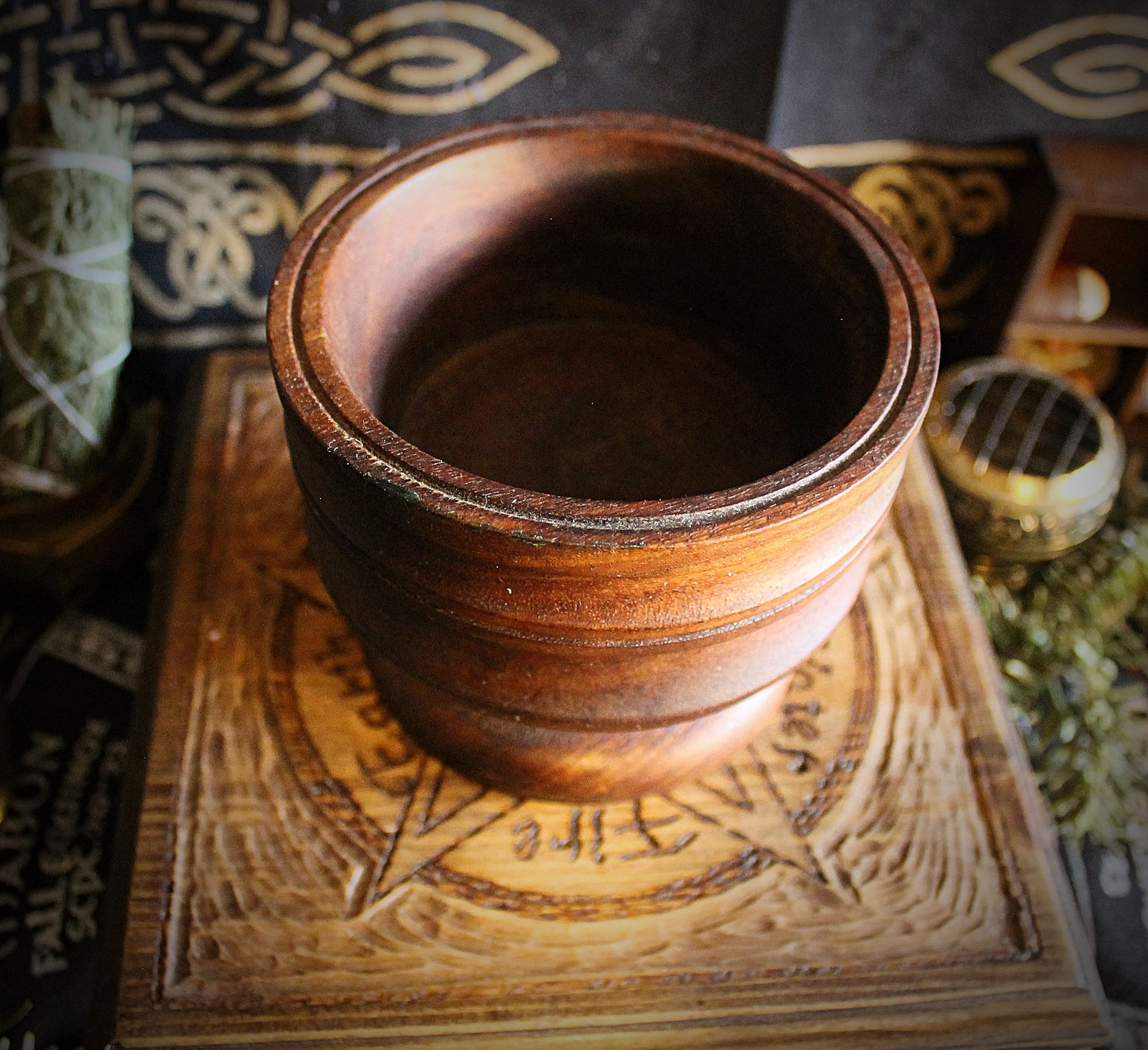 Wooden Altar Bowl