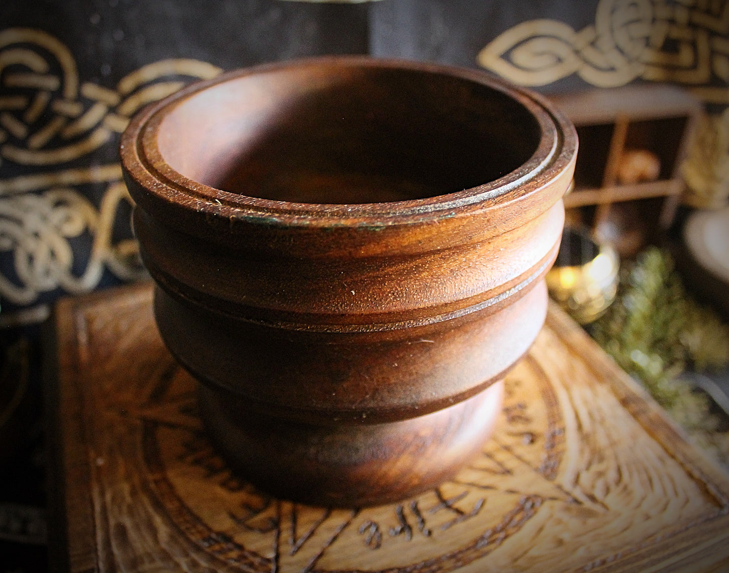 Wooden Altar Bowl