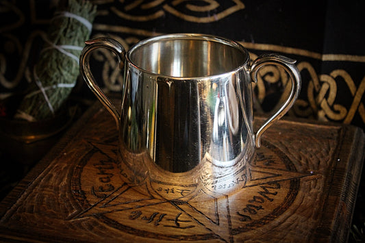 Double Handled Silver Cup