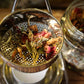 Brass Resin Incense Warmer: Smokeless Aroma Burner For Loose Incense