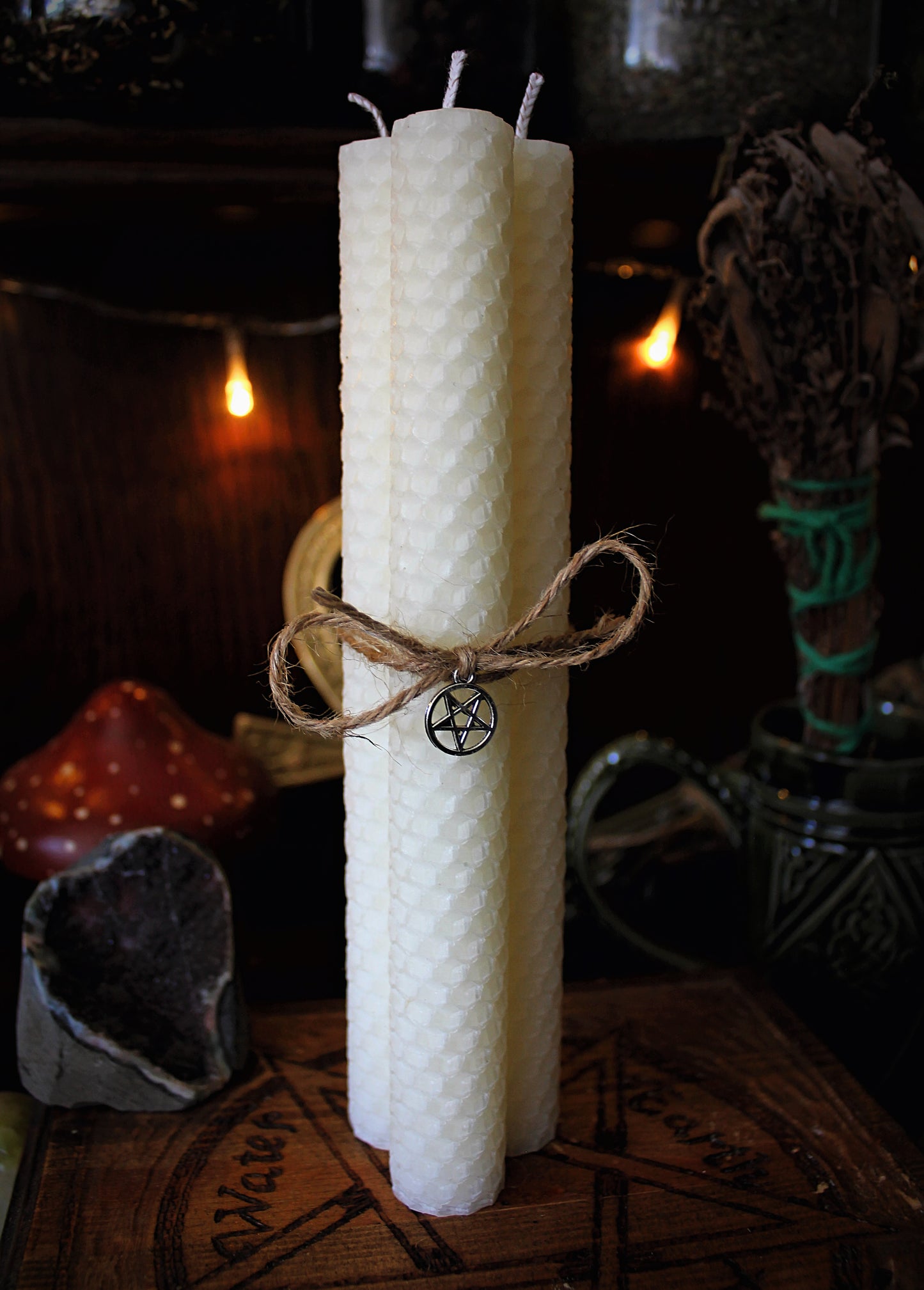 New Moon/Full Moon Candle Set