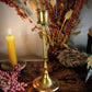 Single Brass Candlestick Holder