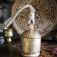 Large Rustic Cow Bell On Jute Rope
