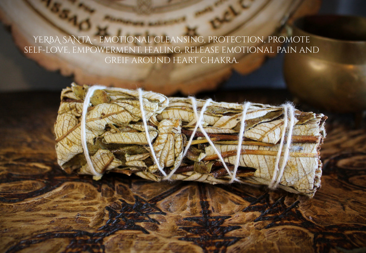 Yerba Santa Smudge Stick - Sacred Herbal Bundle for Energy Cleansing, Protection, Healing & Spiritual Rituals