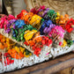 7 Chakra White Sage Smudge Stick - Sinuata Flower, Energy Cleansing