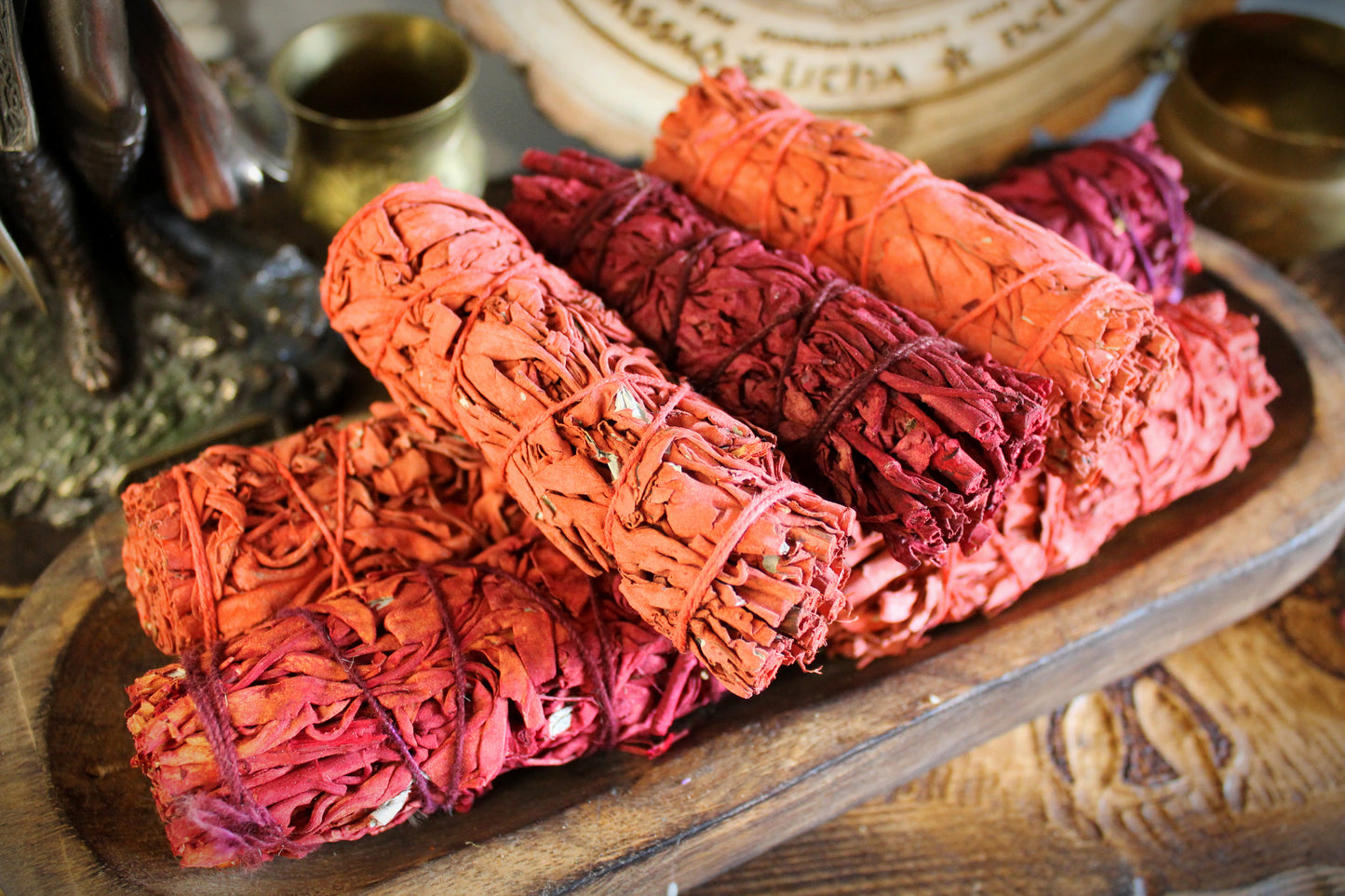 Dragons Blood, White Sage Smudge Stick - Protection & Energy Cleansing Bundle for Rituals, Meditation and Manifestation