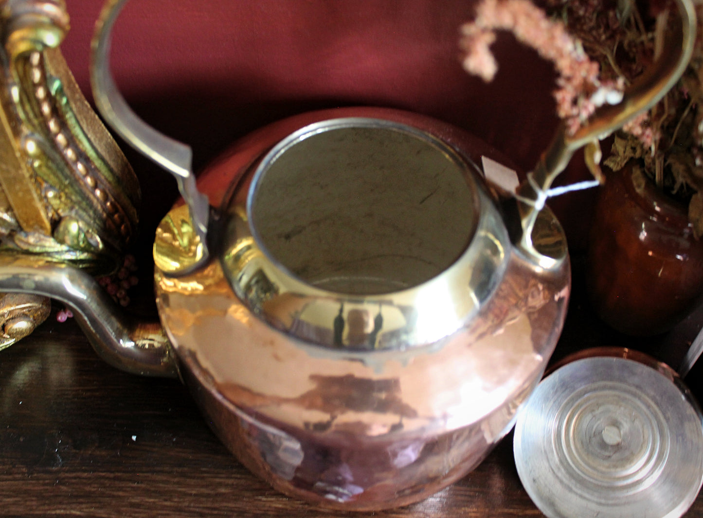 Copper Hammered Kettle
