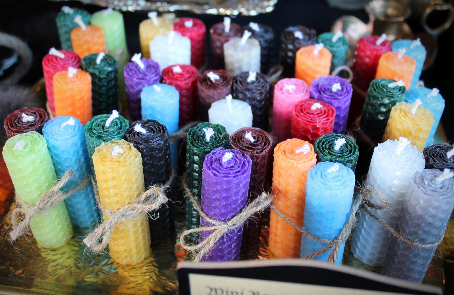Mini Beeswax Candle Trio - Choose Your Own Colours