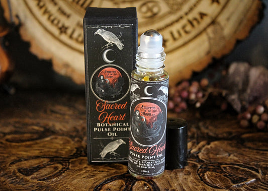 Sacred Heart Botanical Pulse Point Oil: Heart Opening Ritual Roller
