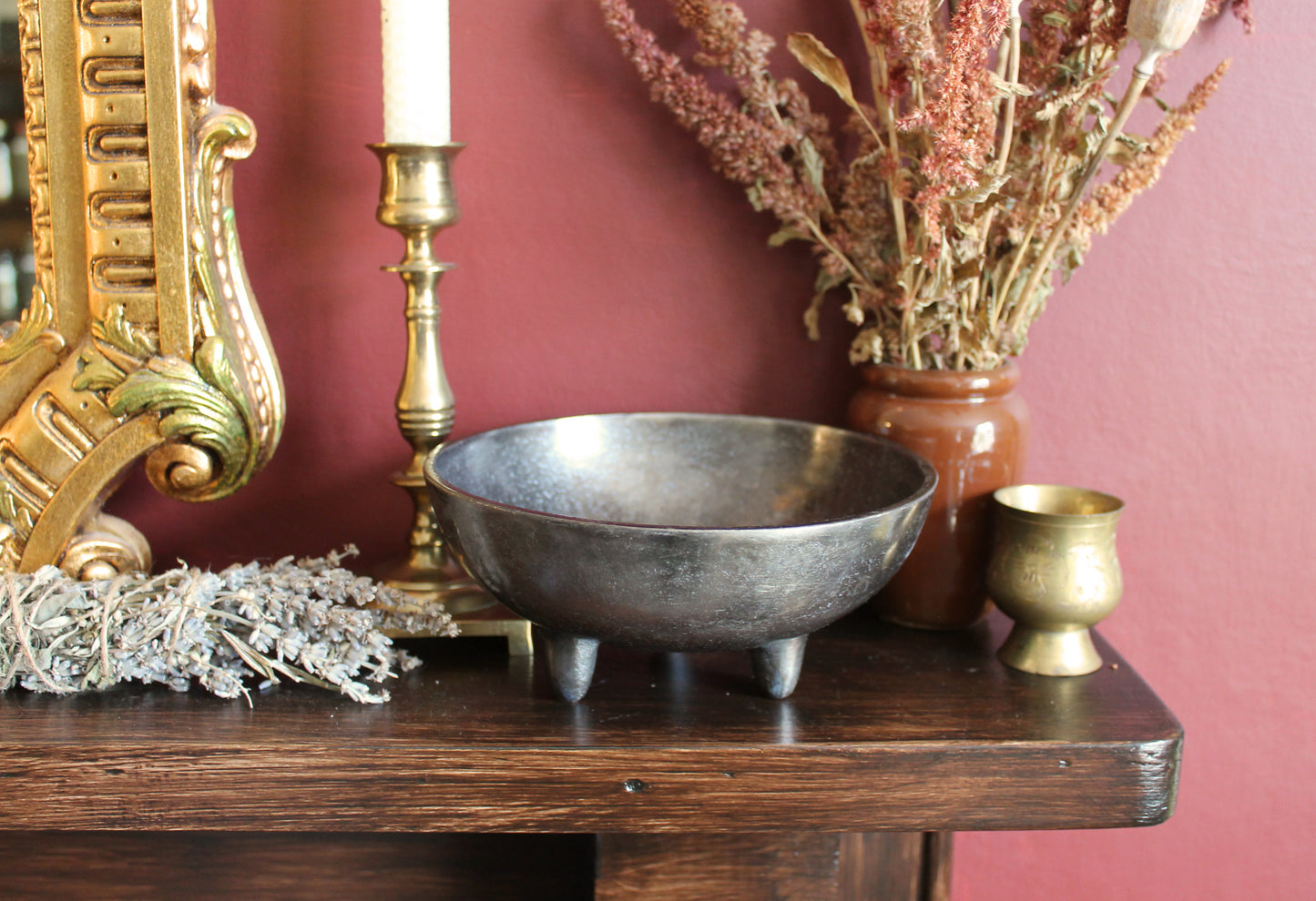 Antique-Style Silver Ritual Bowl