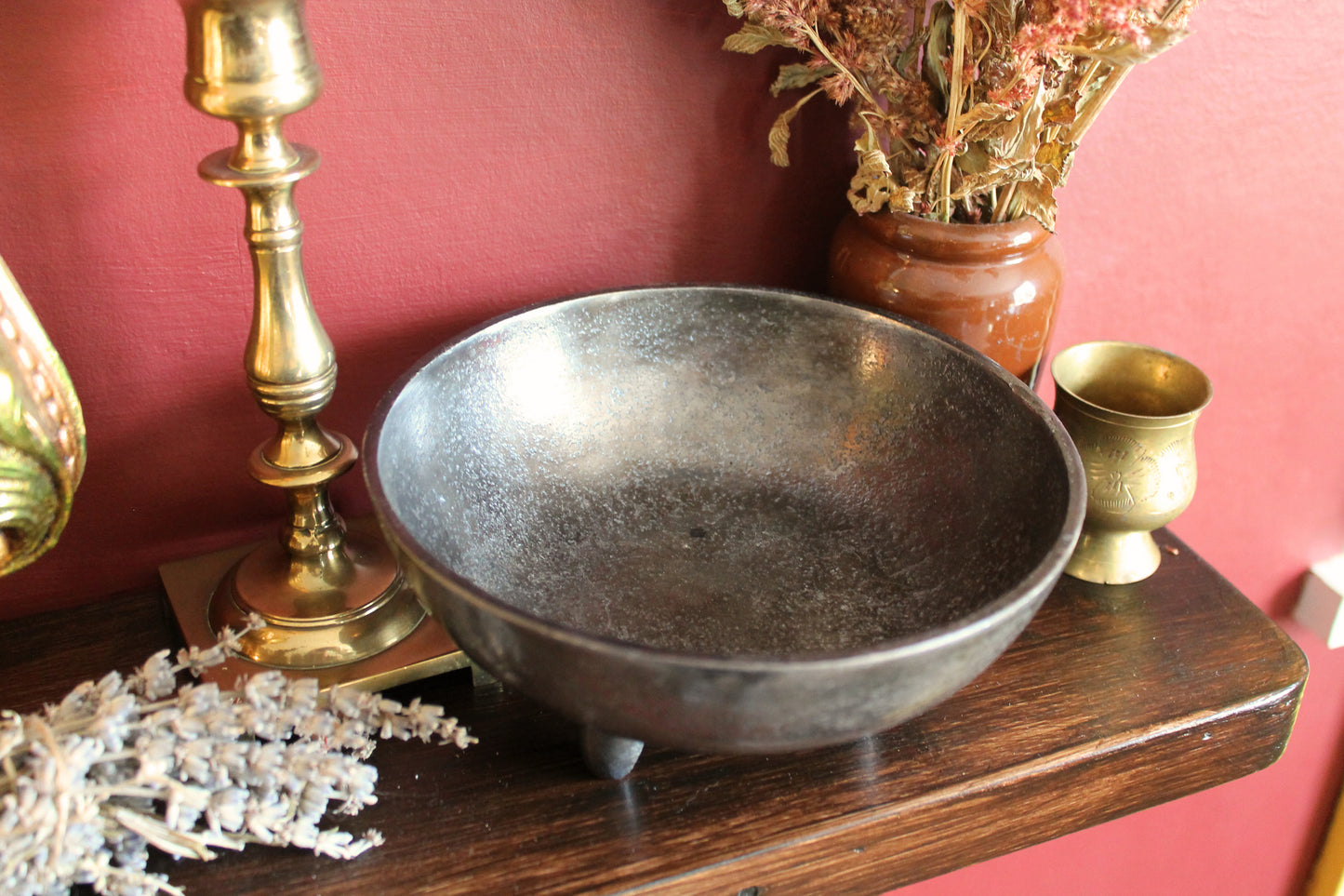 Antique-Style Silver Ritual Bowl