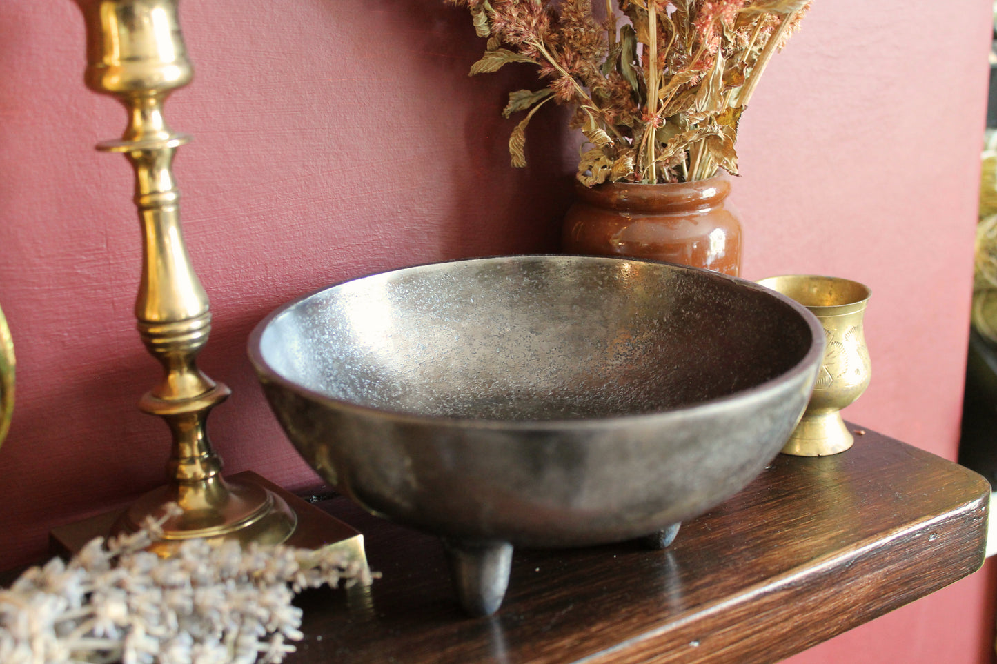 Antique-Style Silver Ritual Bowl
