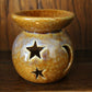 Ceramic Star Oil Burner - Ritual Oil & Incense Warmer