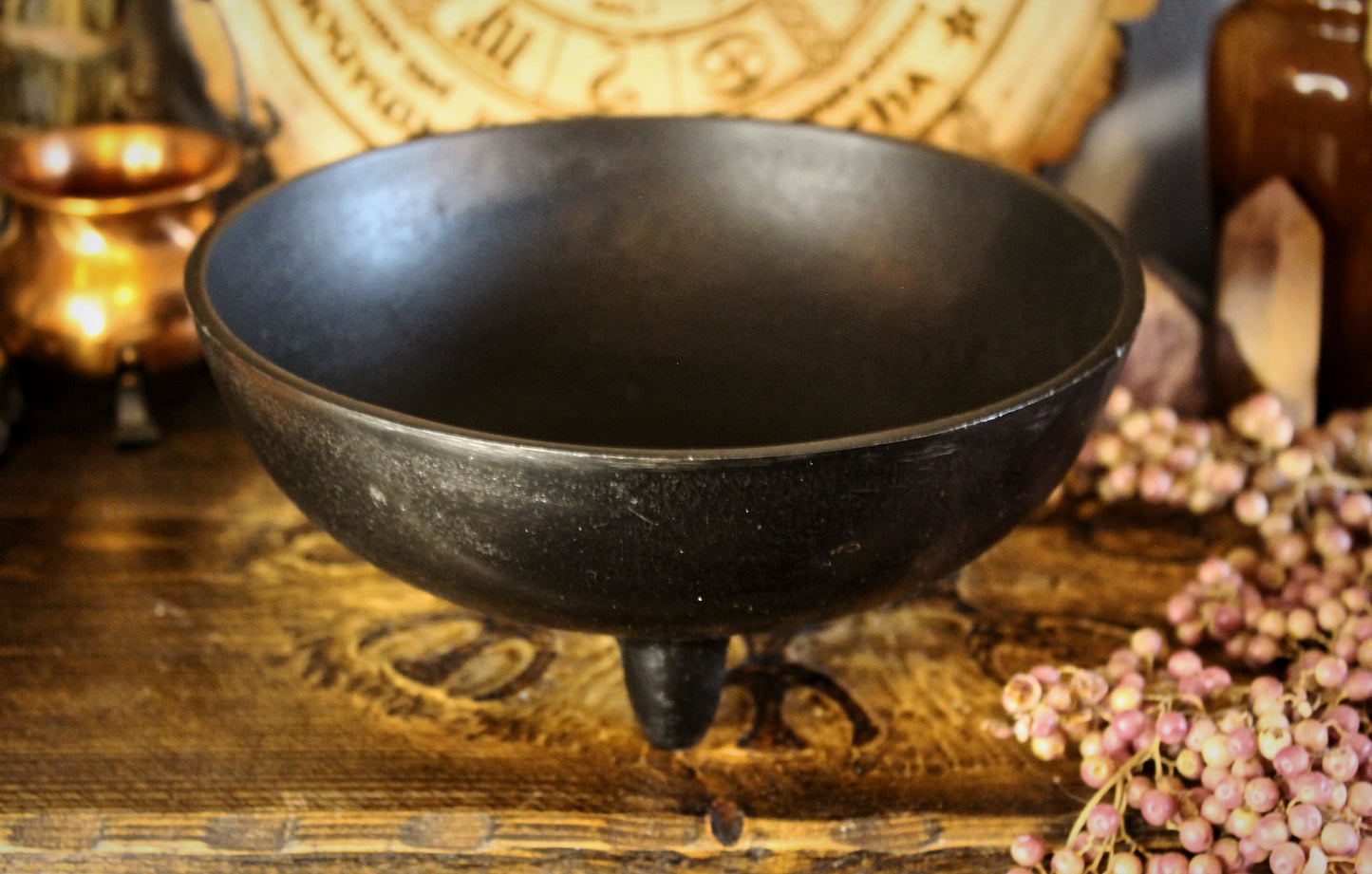Matte Black Ritual Burn Bowl