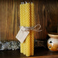 Beeswax Ritual Candles (Set of 6) - Handmade Rolled Candles