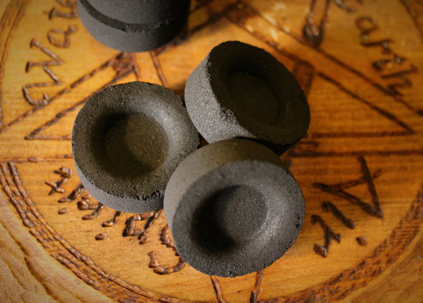 Charcoal Disks for Incense Burning - 1 Roll of 10 Disks