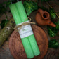 Freyja - Mint Beeswax Spell Candles