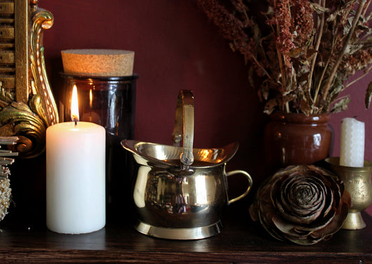 Brass Mini Coal Scuttles: Individual Bucket or Set of 3