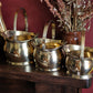 Brass Mini Coal Scuttles: Individual Bucket or Set of 3