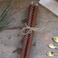 6 Thin Taper Beeswax Candles