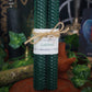 Lakshmi - Dark Green Beeswax Spell Candles