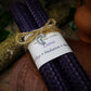 Luna - Purple Beeswax Spell Candles