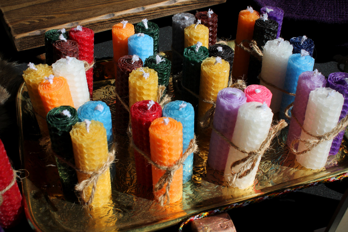 Mini Beeswax Candle Trio - Choose Your Own Colours