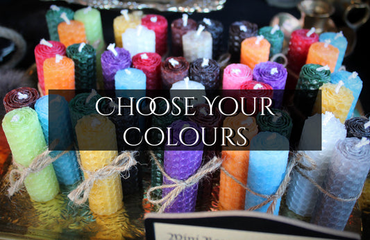 Mini Beeswax Candle Trio - Choose Your Own Colours