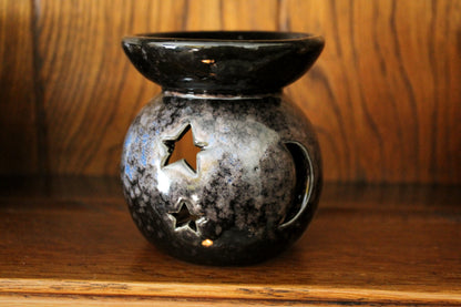 Ceramic Star Oil Burner - Ritual Oil & Incense Warmer