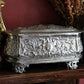 Ornate Cast Metal Trinket Box