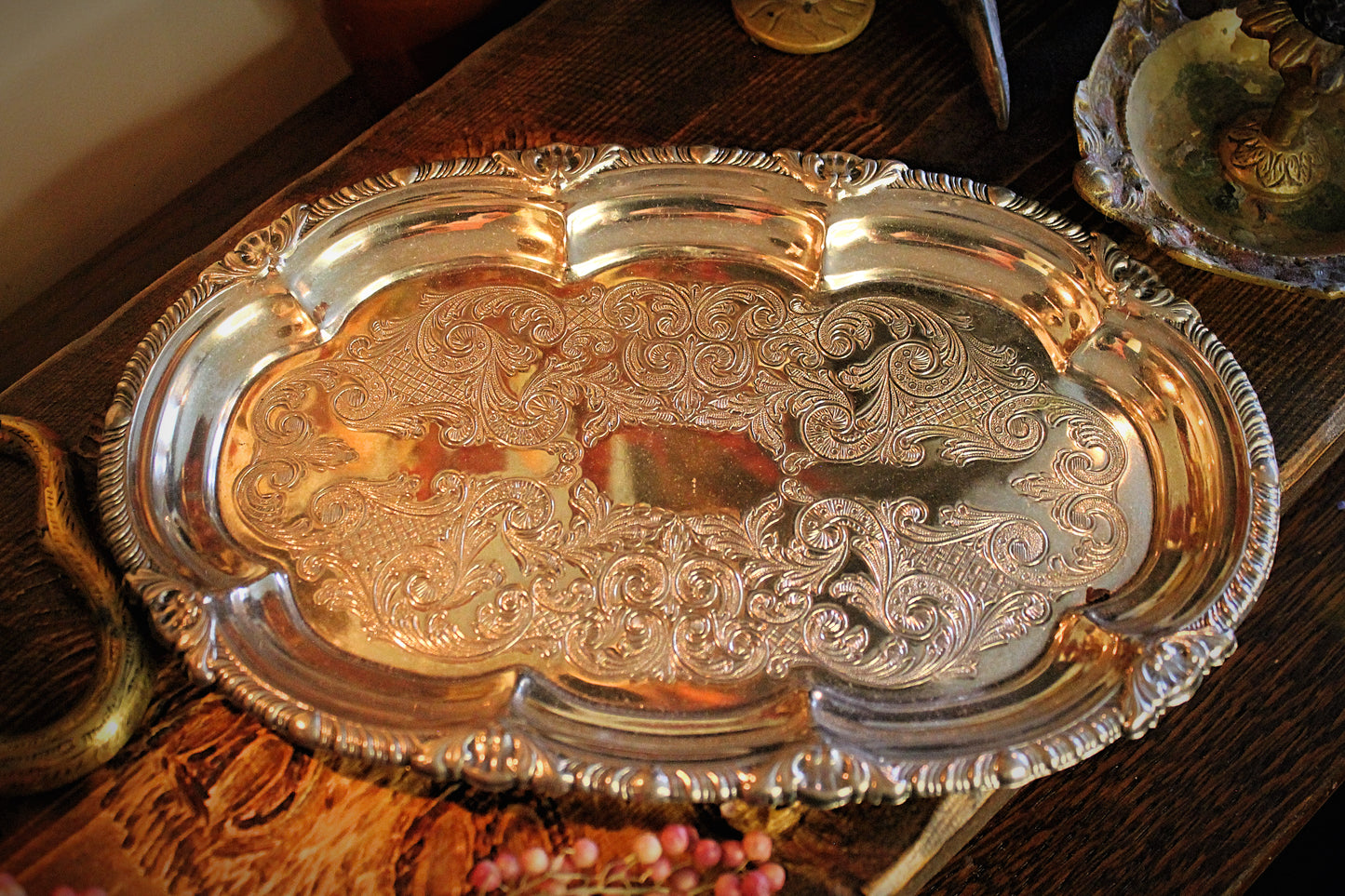 Silver Plated Decorative Tray
