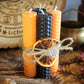 Samhain Beeswax Spell Candle Set - Black & Orange Ritual Candles