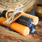 Samhain Beeswax Spell Candle Set - Black & Orange Ritual Candles